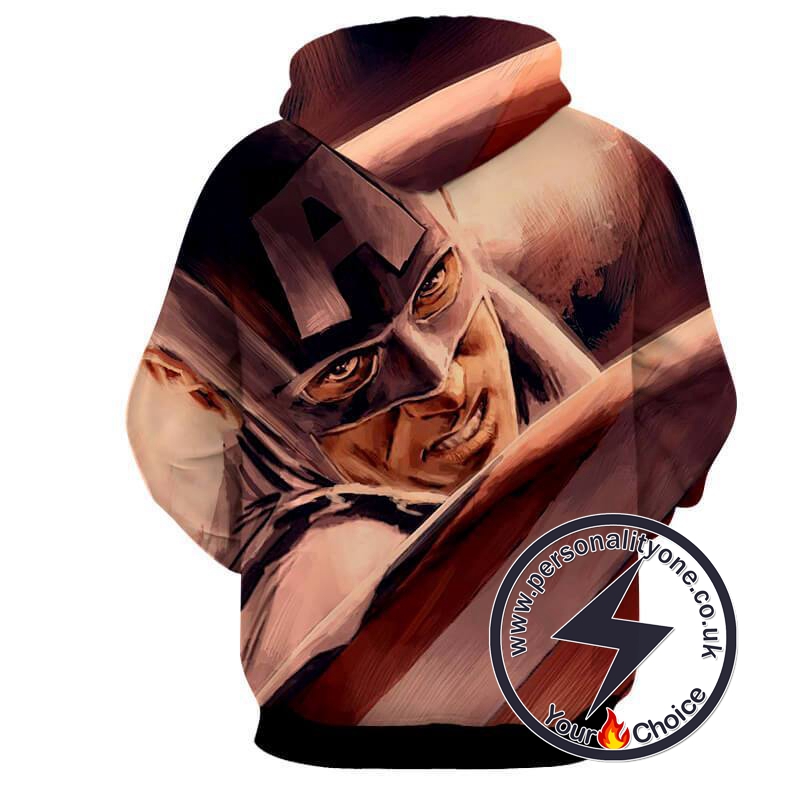 CAPTAIN AMERICA IN SKY 3D Hoodies - CAPTAIN AMERICA 3D